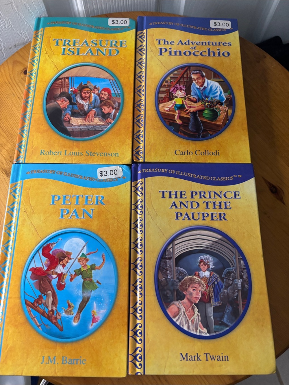 Treasury of Illustrated Classics Book Bundle (4)
